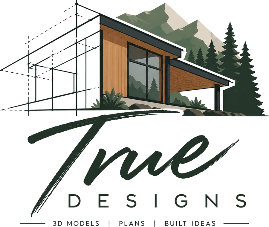 True Designs: 3D models, plans, built ideas